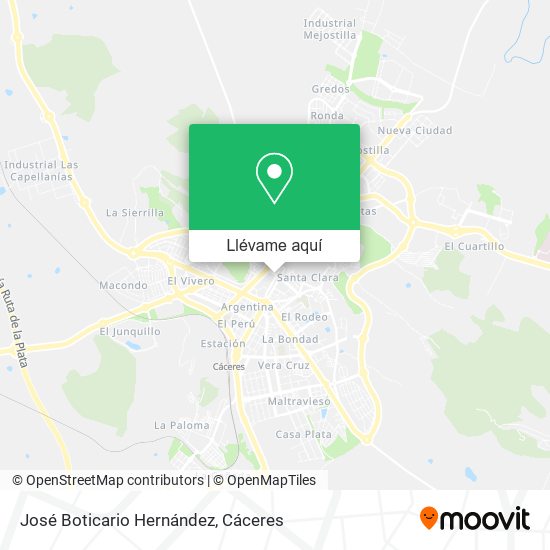 Mapa José Boticario Hernández