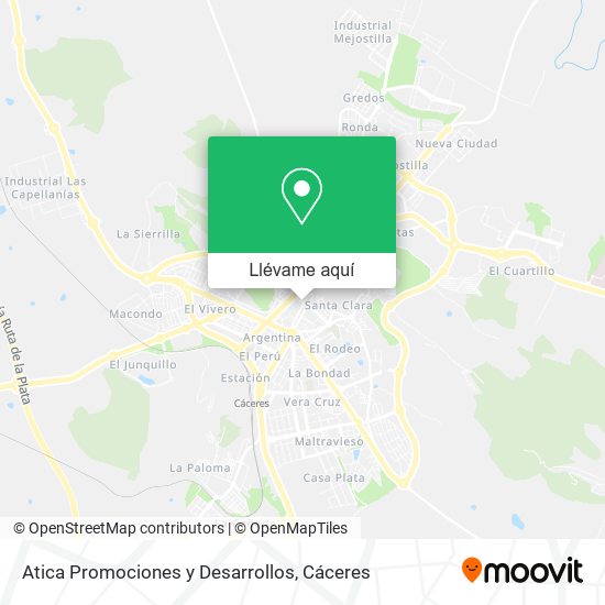 Mapa Atica Promociones y Desarrollos