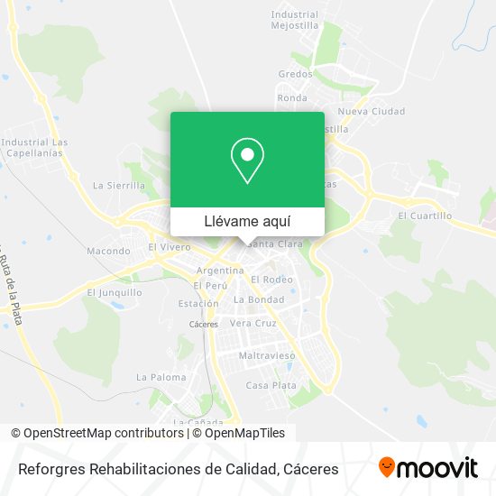 Mapa Reforgres Rehabilitaciones de Calidad