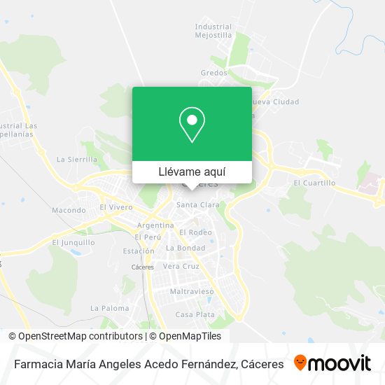 Mapa Farmacia María Angeles Acedo Fernández