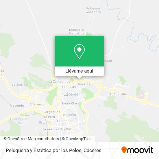 Mapa Peluquería y Estética por los Pelos