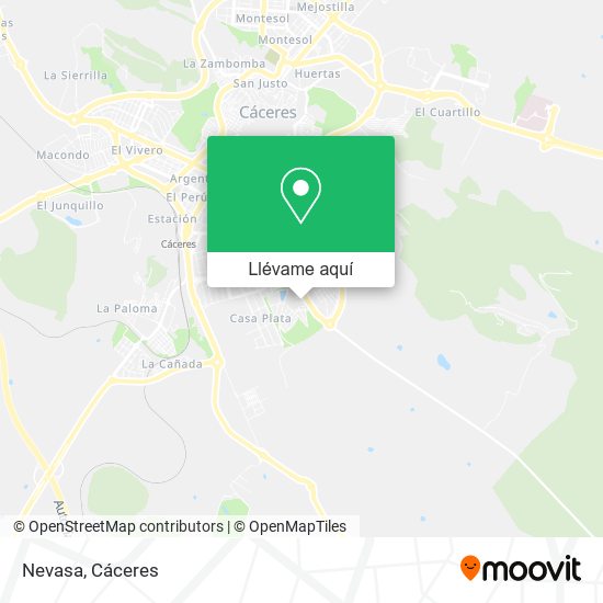 Mapa Nevasa