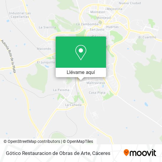 Mapa Gótico Restauracion de Obras de Arte