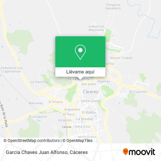 Mapa García Chaves Juan Alfonso