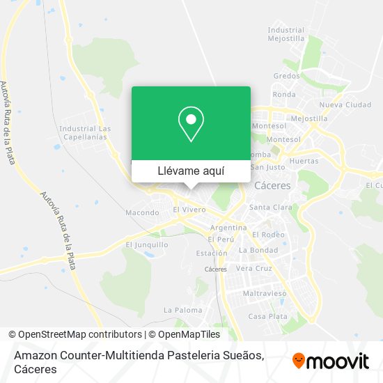 Mapa Amazon Counter-Multitienda Pasteleria Sueãos