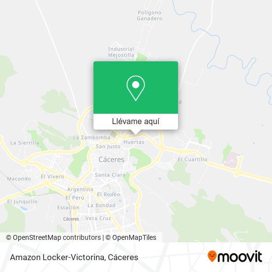 Mapa Amazon Locker-Victorina