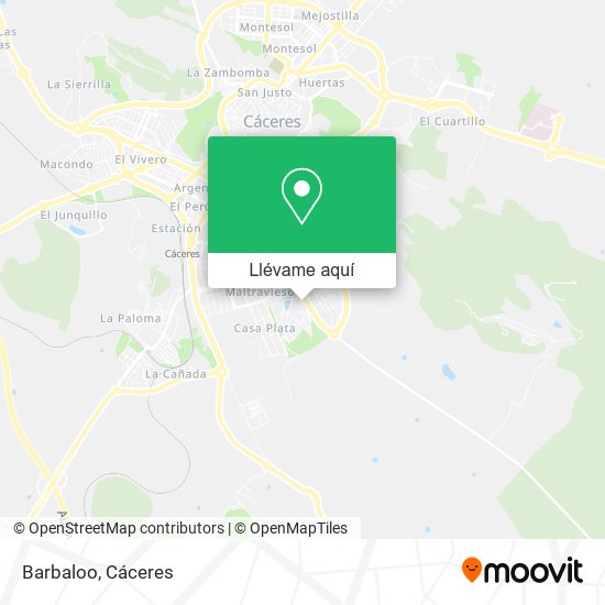 Mapa Barbaloo