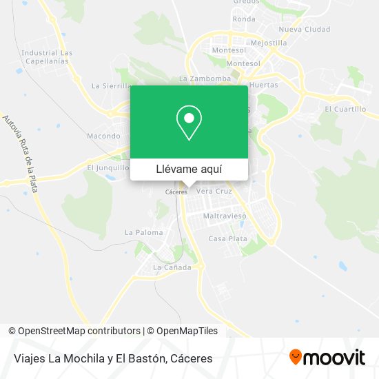 Mapa Viajes La Mochila y El Bastón
