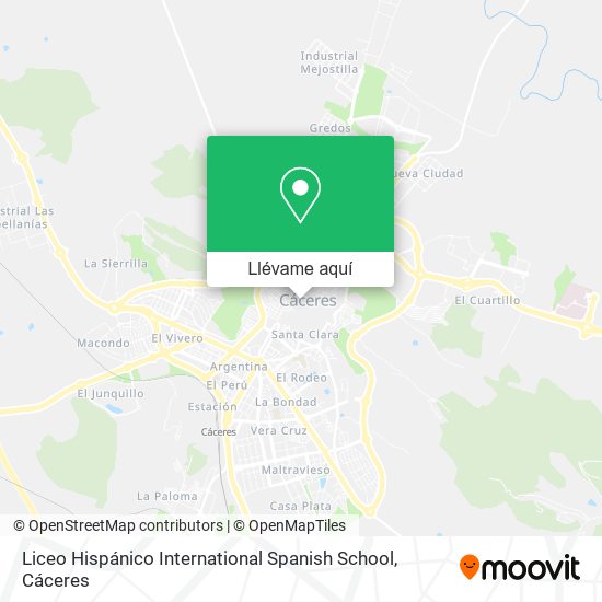 Mapa Liceo Hispánico International Spanish School