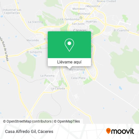 Mapa Casa Alfredo Gil