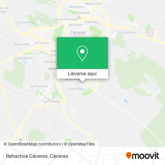Mapa Rehactiva Cáceres