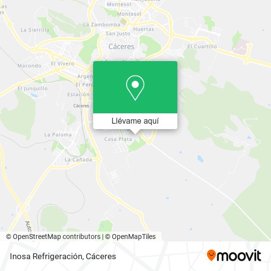 Mapa Inosa Refrigeración