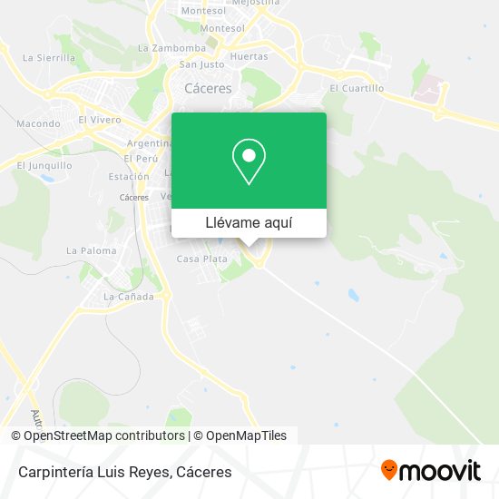 Mapa Carpintería Luis Reyes