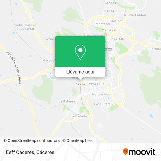 Mapa Eeff Cáceres