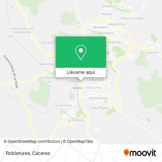 Mapa Robletures