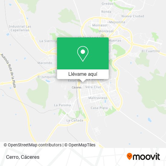Mapa Cerro