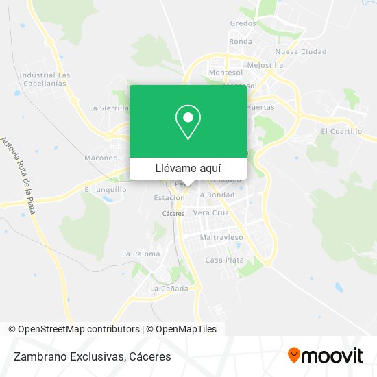 Mapa Zambrano Exclusivas