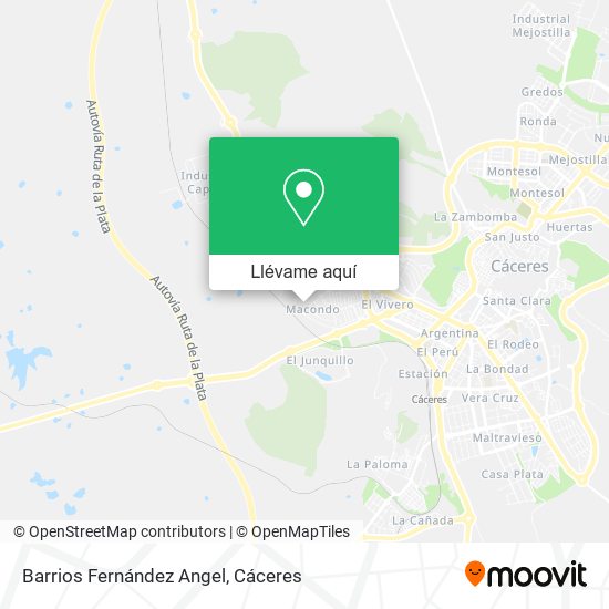 Mapa Barrios Fernández Angel
