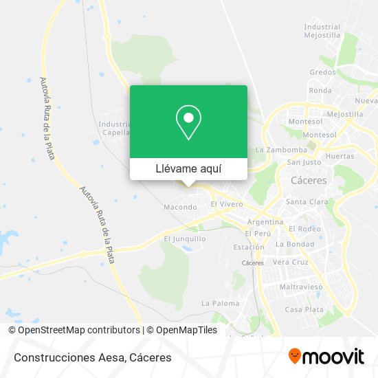 Mapa Construcciones Aesa