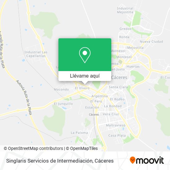 Mapa Singlaris Servicios de Intermediación