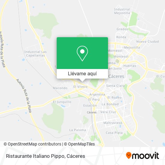 Mapa Ristaurante Italiano Pippo