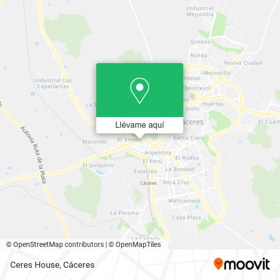 Mapa Ceres House