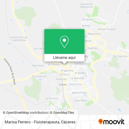 Mapa Marisa Ferrero - Fisioterapeuta