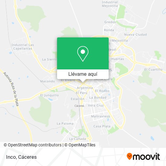 Mapa Inco