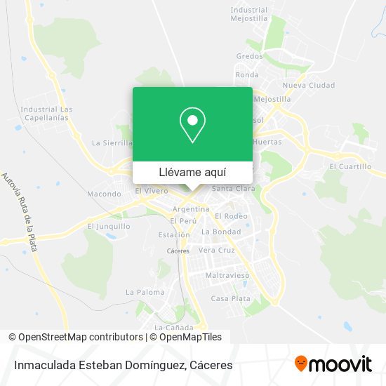 Mapa Inmaculada Esteban Domínguez