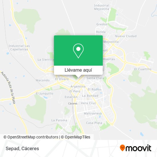 Mapa Sepad