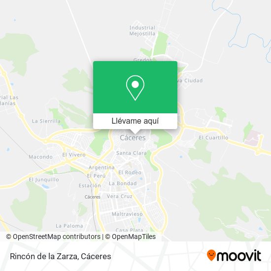 Mapa Rincón de la Zarza