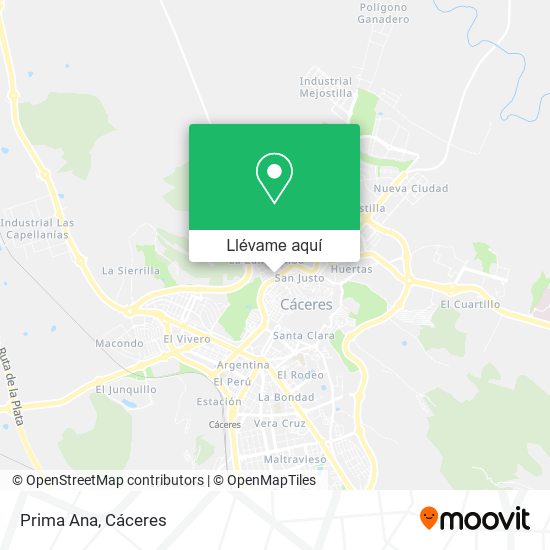 Mapa Prima Ana