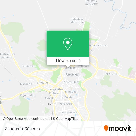 Mapa Zapatería