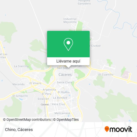 Mapa Chino