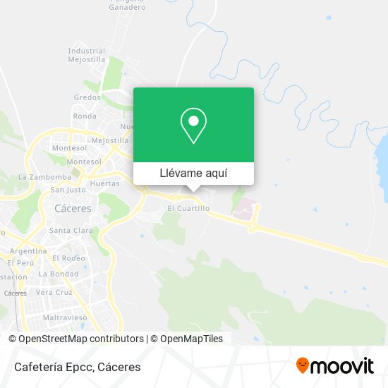 Mapa Cafetería Epcc