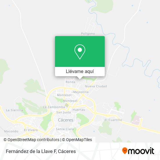 Mapa Fernández de la Llave F
