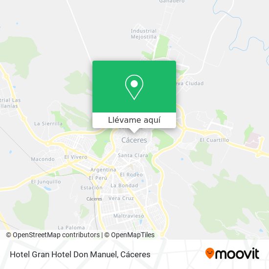Mapa Hotel Gran Hotel Don Manuel
