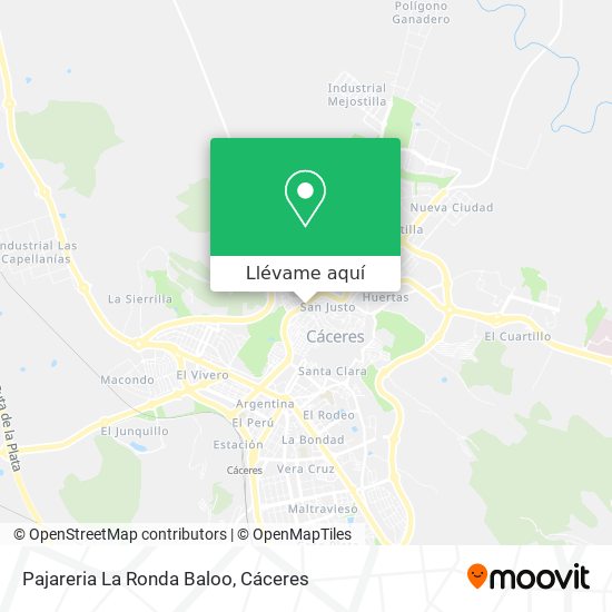 Mapa Pajareria La Ronda Baloo