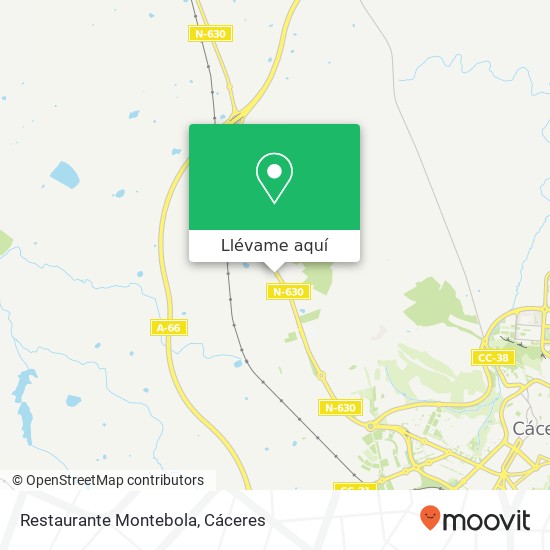 Mapa Restaurante Montebola