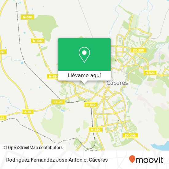 Mapa Rodriguez Fernandez Jose Antonio