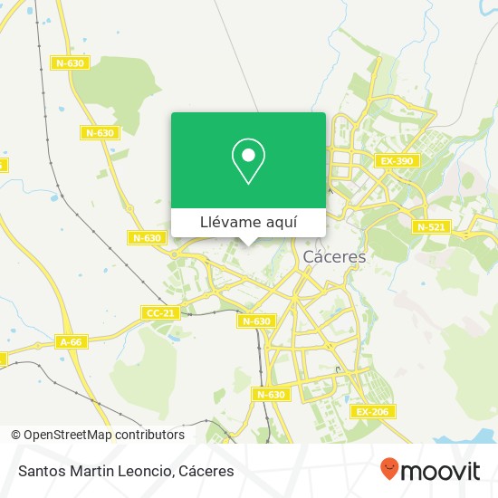 Mapa Santos Martin Leoncio
