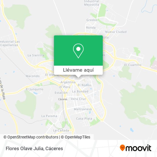 Mapa Flores Olave Julia