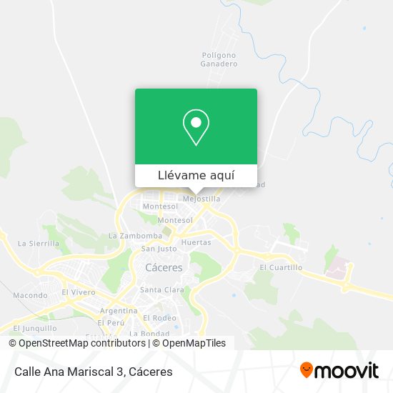 Mapa Calle Ana Mariscal 3