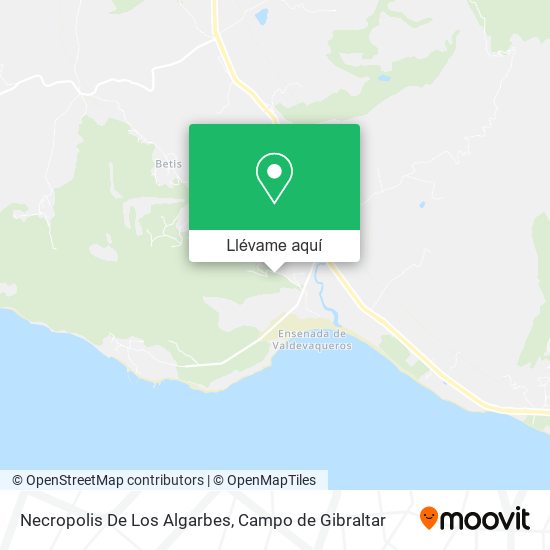 Mapa Necropolis De Los Algarbes