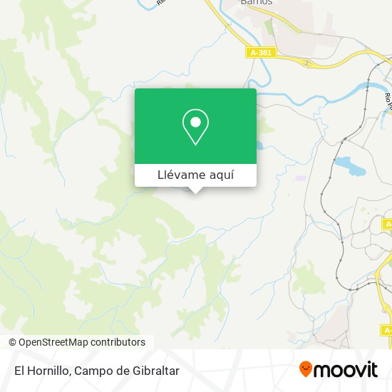 Mapa El Hornillo