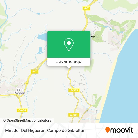 Mapa Mirador Del Higuerón