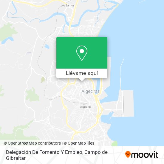 Mapa Delegación De Fomento Y Empleo