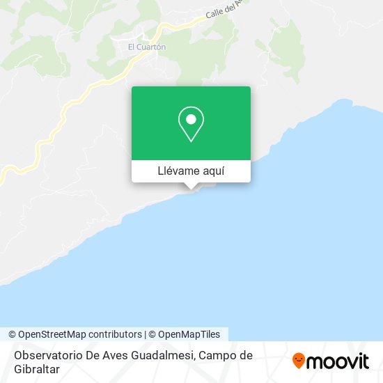 Mapa Observatorio De Aves Guadalmesi
