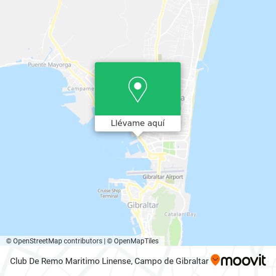 Mapa Club De Remo Maritimo Linense