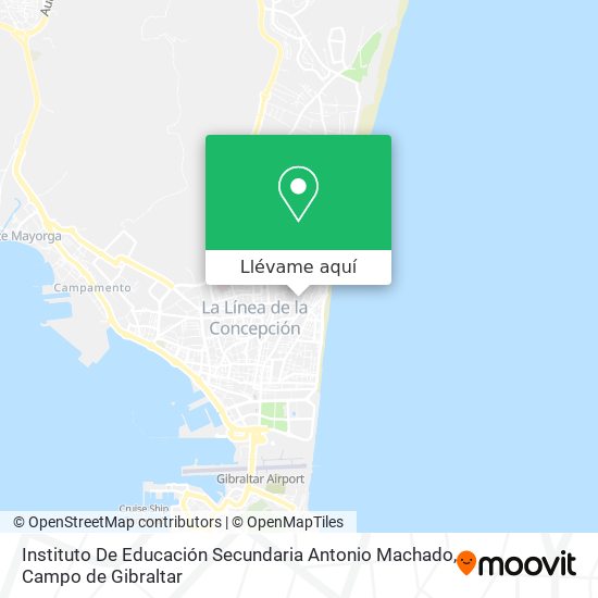 Mapa Instituto De Educación Secundaria Antonio Machado